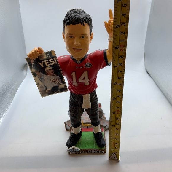 VTG Tampa Bay Buccaneers Super Bowl Champs Brad Johnson Collectible Bobblehead - Picture 16 of 17